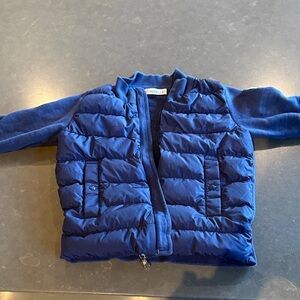 Moncler Kids Navy Puffer Jacket - size 3
